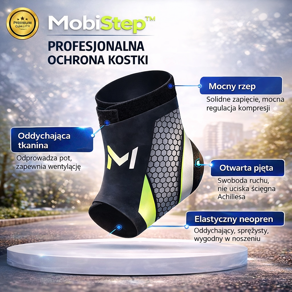 MobiStep™ — Ochrona kostki przed skręceniem