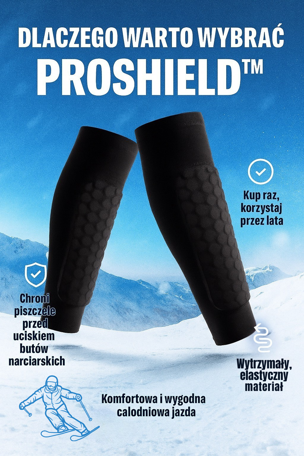 ProShield™ – Ochraniacz, który odmieni Twoją jazdę na nartach i snowboardzie